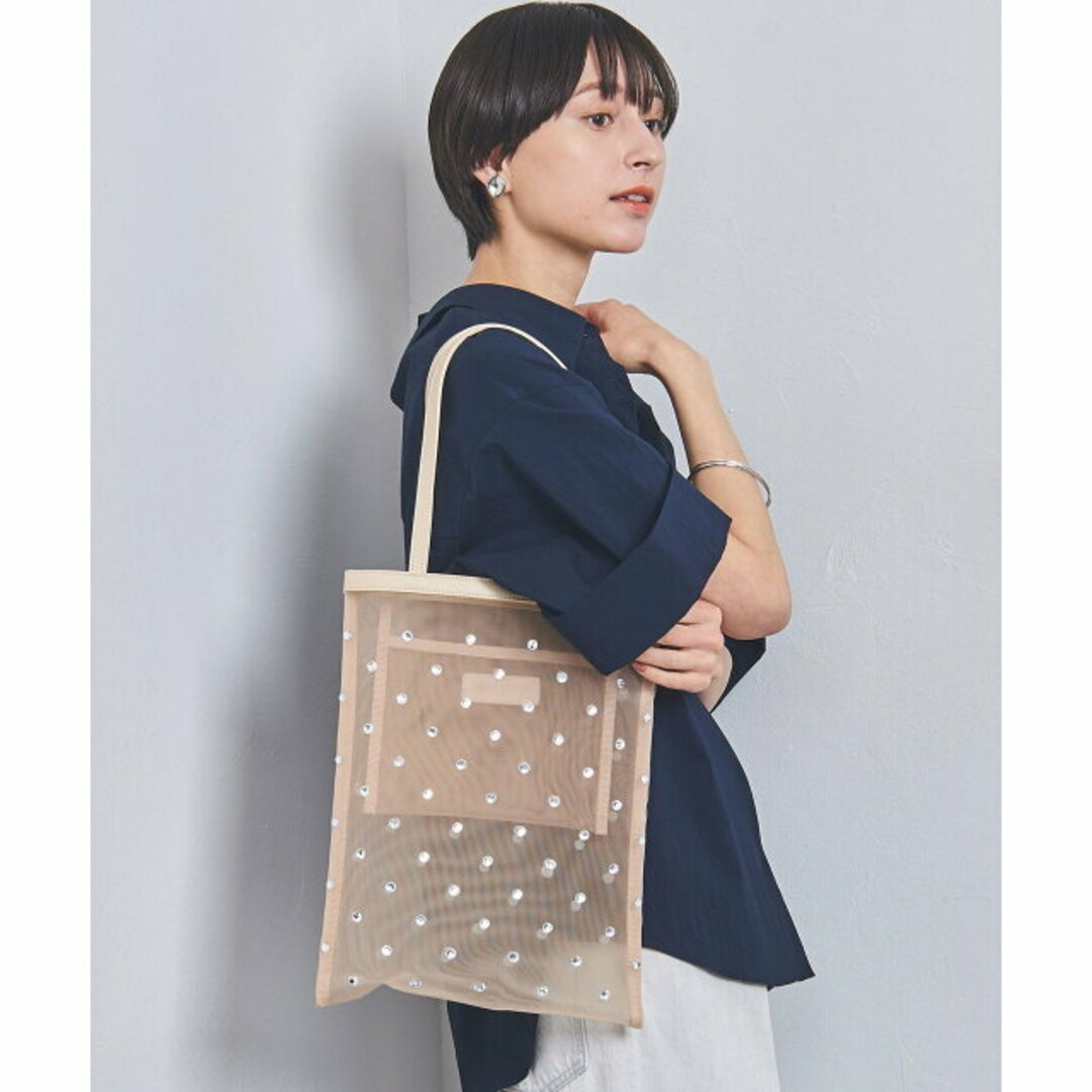 UNITED ARROWS - 【BEIGE】クリスタルドット トートバッグの通販 UNITED ARROWS - 【BEIGE】クリスタルドット トートバッグの通販