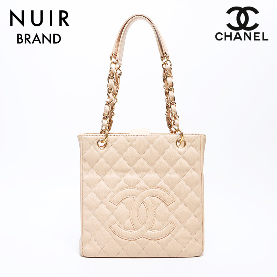 CHANEL - シャネル CHANEL 13番台 ココマーク マトラッセ キャビアスキン チェーン ショルダーバッグ