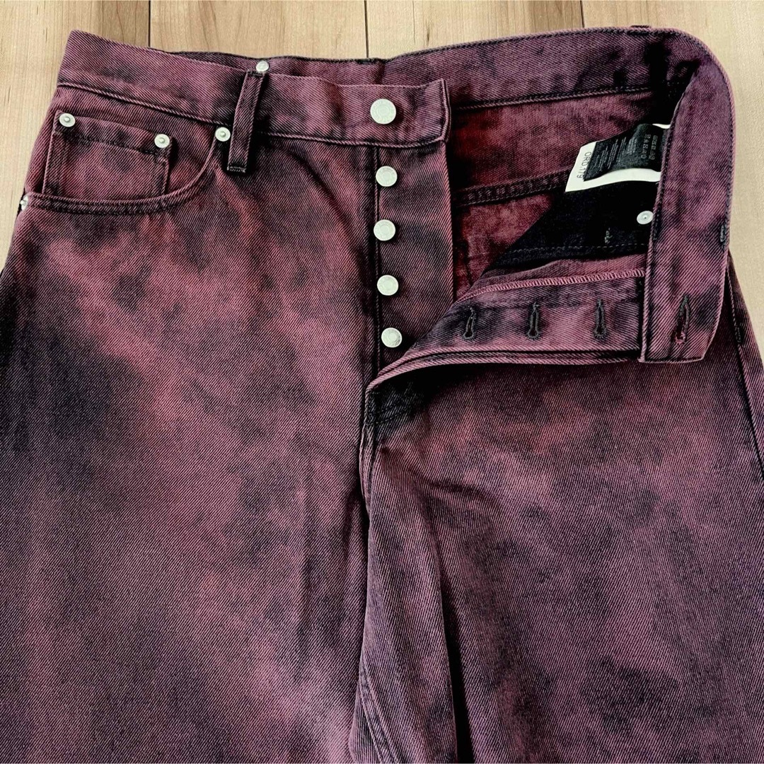 新品】 DRIES VAN NOTEN オーバーダイデニム 30インチ デニム 新品】 DRIES VAN NOTEN オーバーダイデニム 30インチ デニム