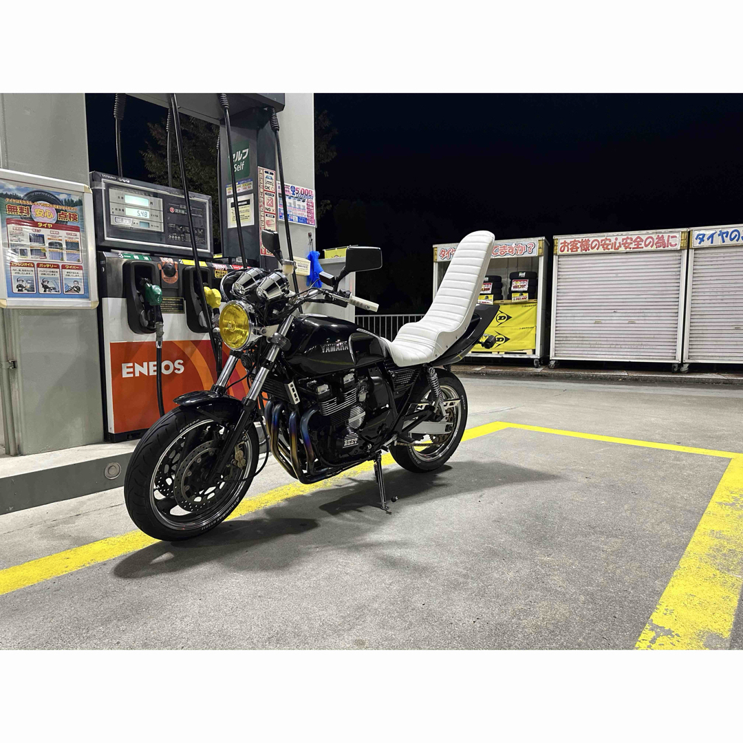 大川シート XJR400 3段シート 53cm 4HM 三段 美品 補強あり 大川シート XJR400 3段シート 53cm 4HM 三段 美品 補強あり