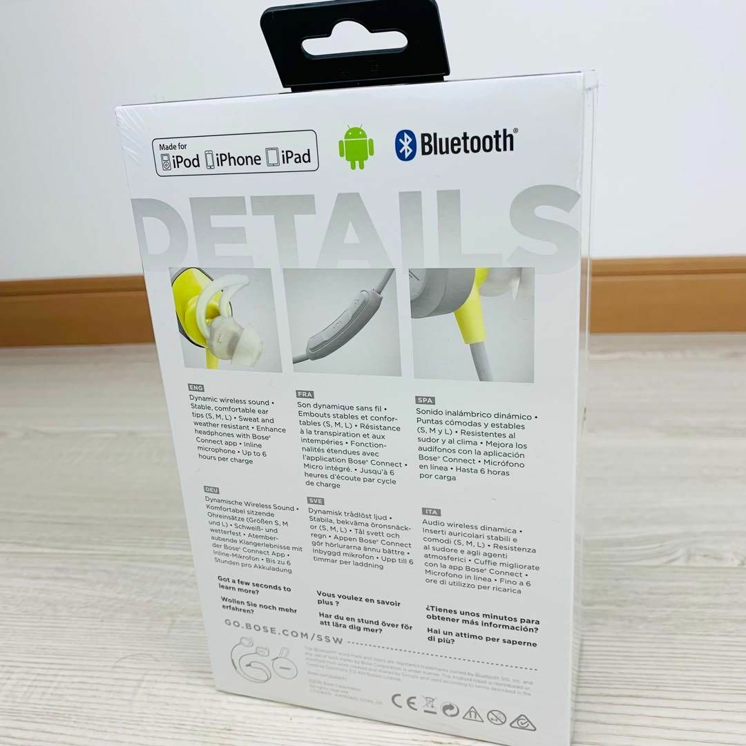 未開封Bose ボーズSoundSport Wirelessイヤホン 未開封Bose ボーズSoundSport Wirelessイヤホン