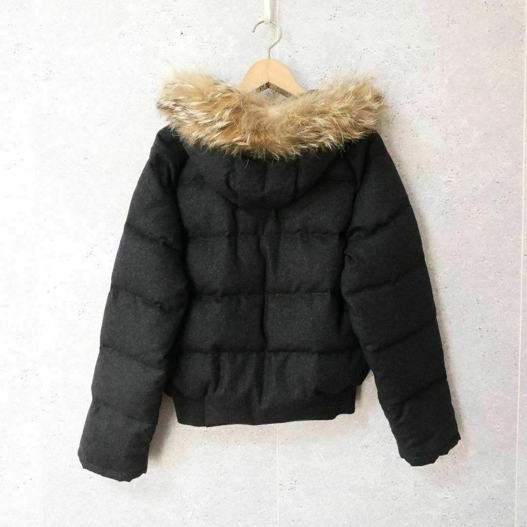 MONCLER ブルガリ ウール×ナイロン ショート ダウンジャケット MONCLER ブルガリ ウール×ナイロン ショート ダウンジャケット