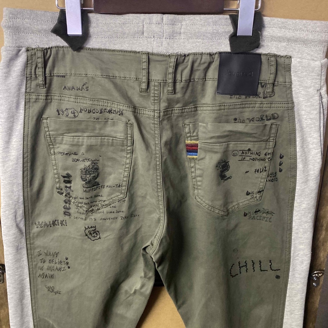 DESIGUAL - 【新品】Desigual 生地切替 ウエストリブ デザイン DESIGUAL - 【新品】Desigual 生地切替 ウエストリブ デザイン