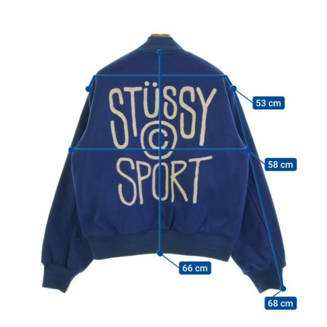 STUSSY - STUSSY ステューシー スタジャン M 青 【古着】【中古 STUSSY - STUSSY ステューシー スタジャン M 青 【古着】【中古