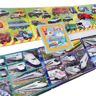 タカラトミー(Takara Tomy)のパノラマパズル　新幹線　働く車　(知育玩具)