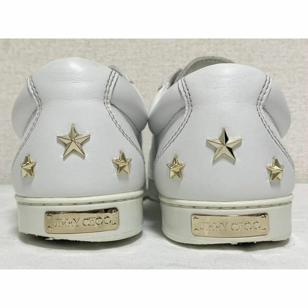 希少 美品 ジミーチュウ スター 星 スタッズ レザー スニーカー 希少 美品 ジミーチュウ スター 星 スタッズ レザー スニーカー
