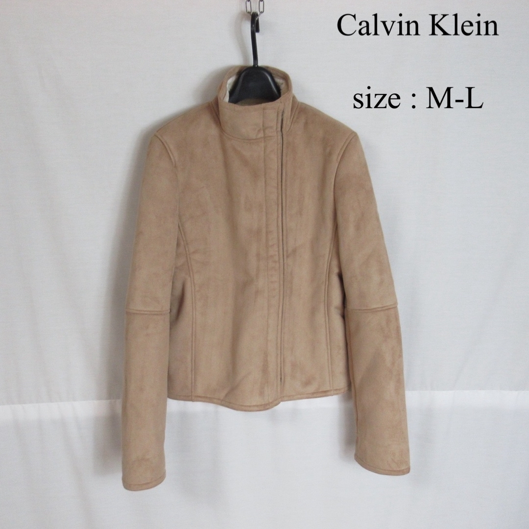 Calvin Klein - Calvin Klein ジップアップ ムートン ジャケット Calvin Klein - Calvin Klein ジップアップ ムートン ジャケット