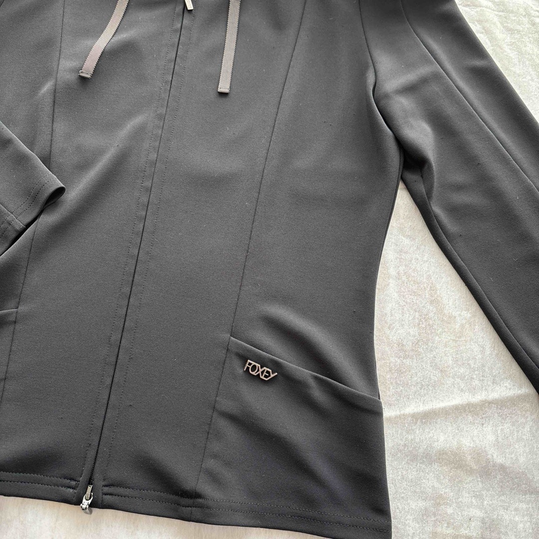 FOXEY NEW YORK - フォクシー foxey パーカー 七分袖 ダブル FOXEY NEW YORK - フォクシー foxey パーカー 七分袖 ダブル