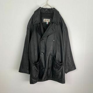 ヴィンテージ　レザージャケット【レザーファッション ディスコ】羊革 
