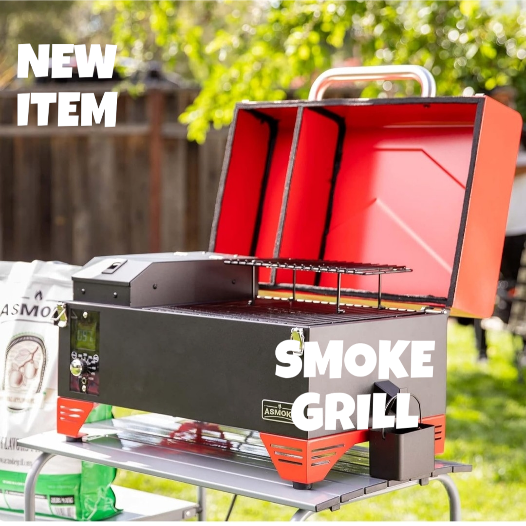 新品】ASMOKE たくましい スモークグリル レッド(送料込)
