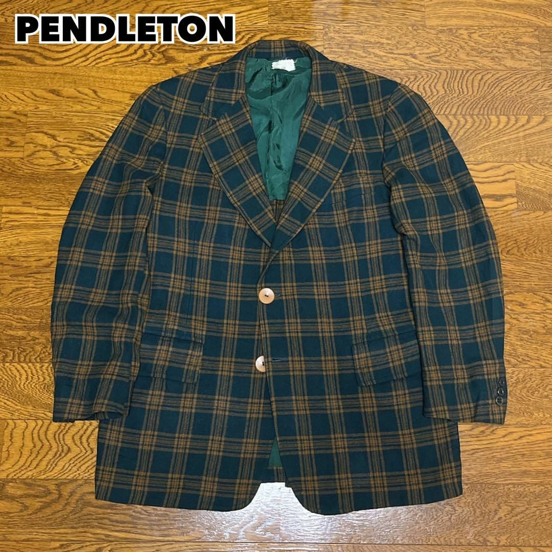 60-70s PENDLETON ペンドルトン テーラードジャケット ウール 60-70s PENDLETON ペンドルトン テーラードジャケット ウール