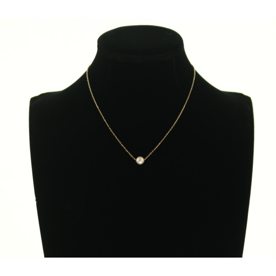 MIKIMOTO - ミキモト ネックレス パール 真珠 7.4mm K18YG の MIKIMOTO - ミキモト ネックレス パール 真珠 7.4mm K18YG の