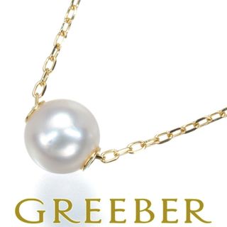 MIKIMOTO - ミキモト ネックレス パール 真珠 7.4mm K18YG の MIKIMOTO - ミキモト ネックレス パール 真珠 7.4mm K18YG の