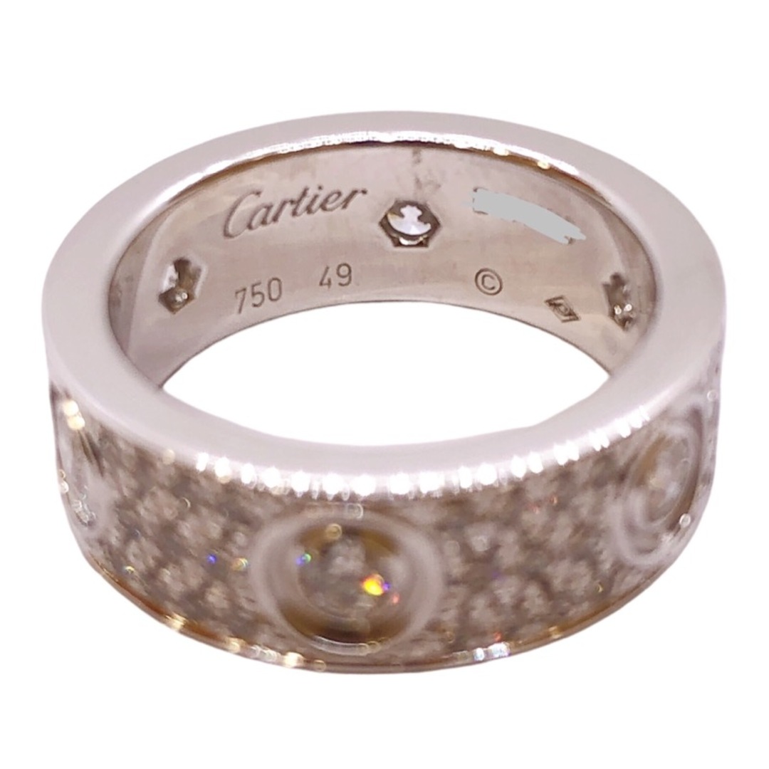 カルティエ Cartier ラブリング パヴェダイヤ #9 750WG カルティエ Cartier ラブリング パヴェダイヤ #9 750WG