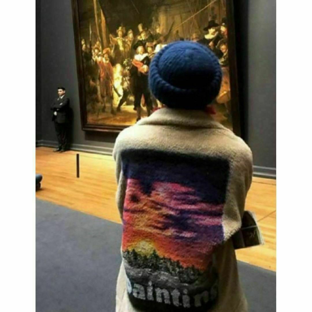 ダブレット HAND-PAINTED FUR JACKET ボアジャケット ダブレット HAND-PAINTED FUR JACKET ボアジャケット