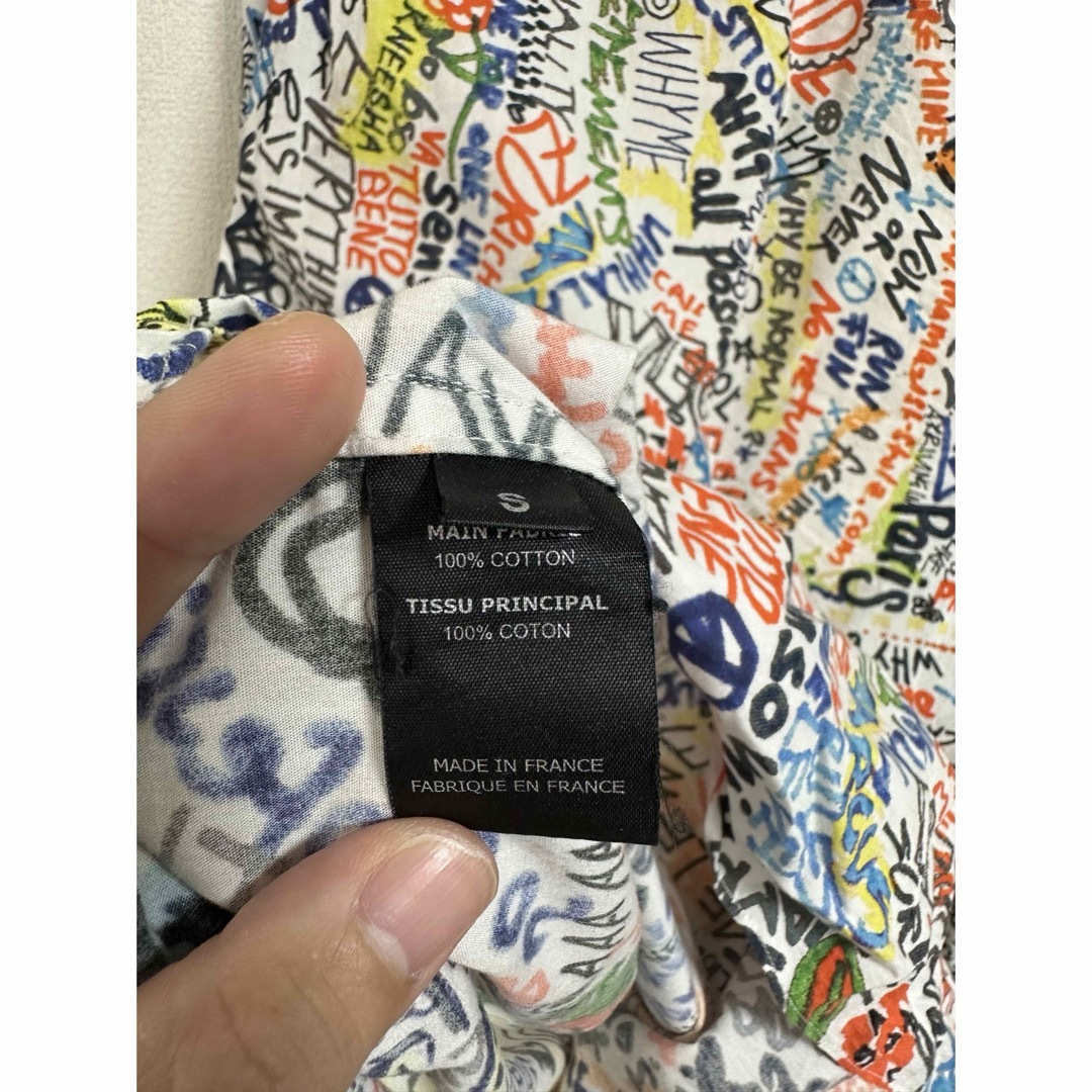 VETEMENTS - VETEMENTS Oversized Graffiti シャツ S 登坂広臣の VETEMENTS - VETEMENTS Oversized Graffiti シャツ S 登坂広臣の
