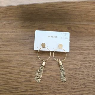 【新品未使用】ミュゲ　ピアス　チタンポスト(ピアス)