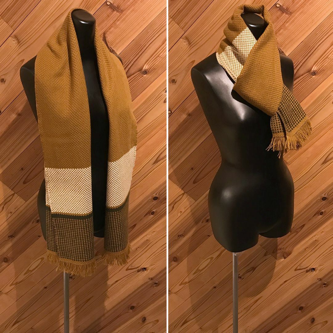 超美品 エルメス カシミヤ マフラー イエロー グリーン ユニ 超美品 エルメス カシミヤ マフラー イエロー グリーン ユニ