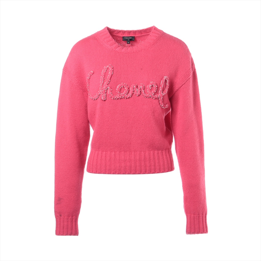 CHANEL - シャネル  カシミヤ 36 ピンク レディース その他トップス