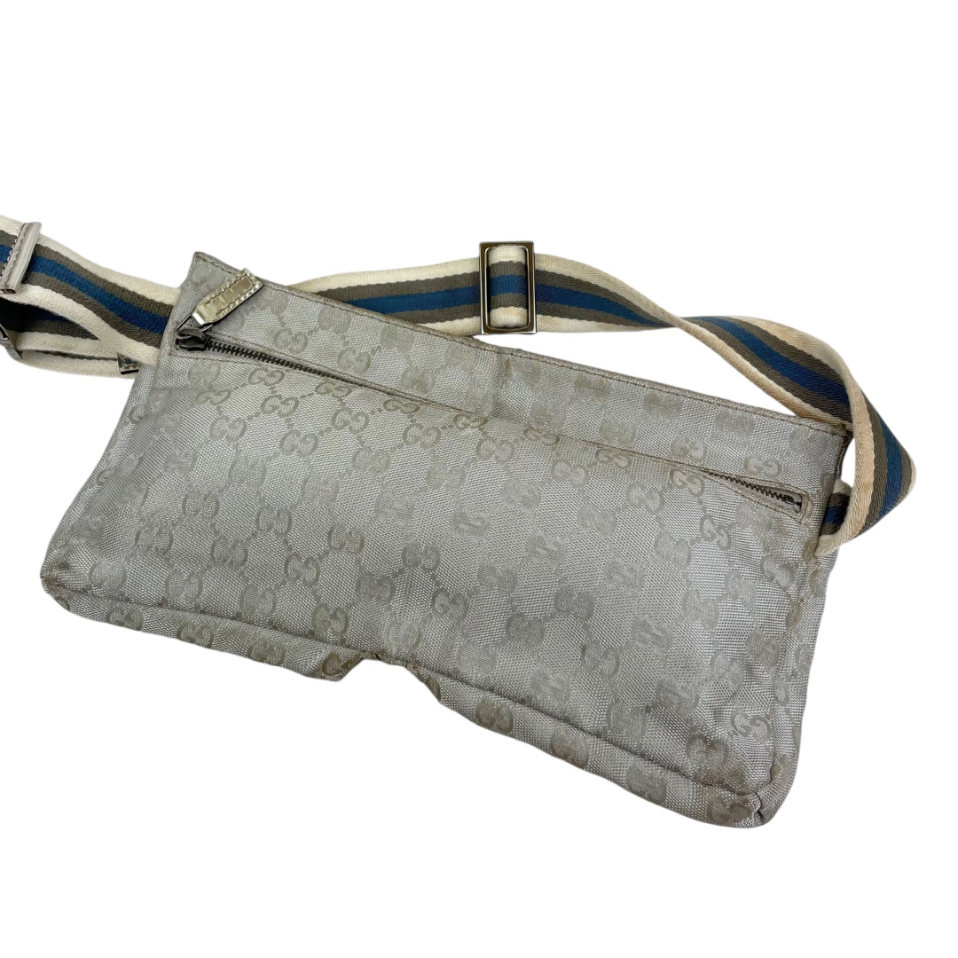 良品 GUCCI グッチ ウエストポーチ GGキャンバス ボディバッグ 良品 GUCCI グッチ ウエストポーチ GGキャンバス ボディバッグ