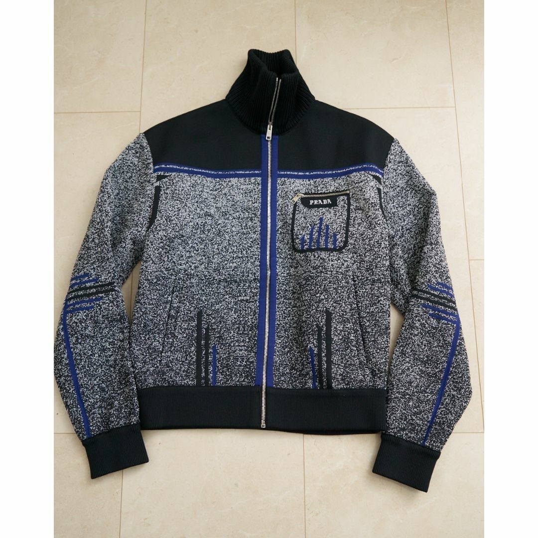 PRADA プラダ ジップアップ ニット M PRADA プラダ ジップアップ ニット M