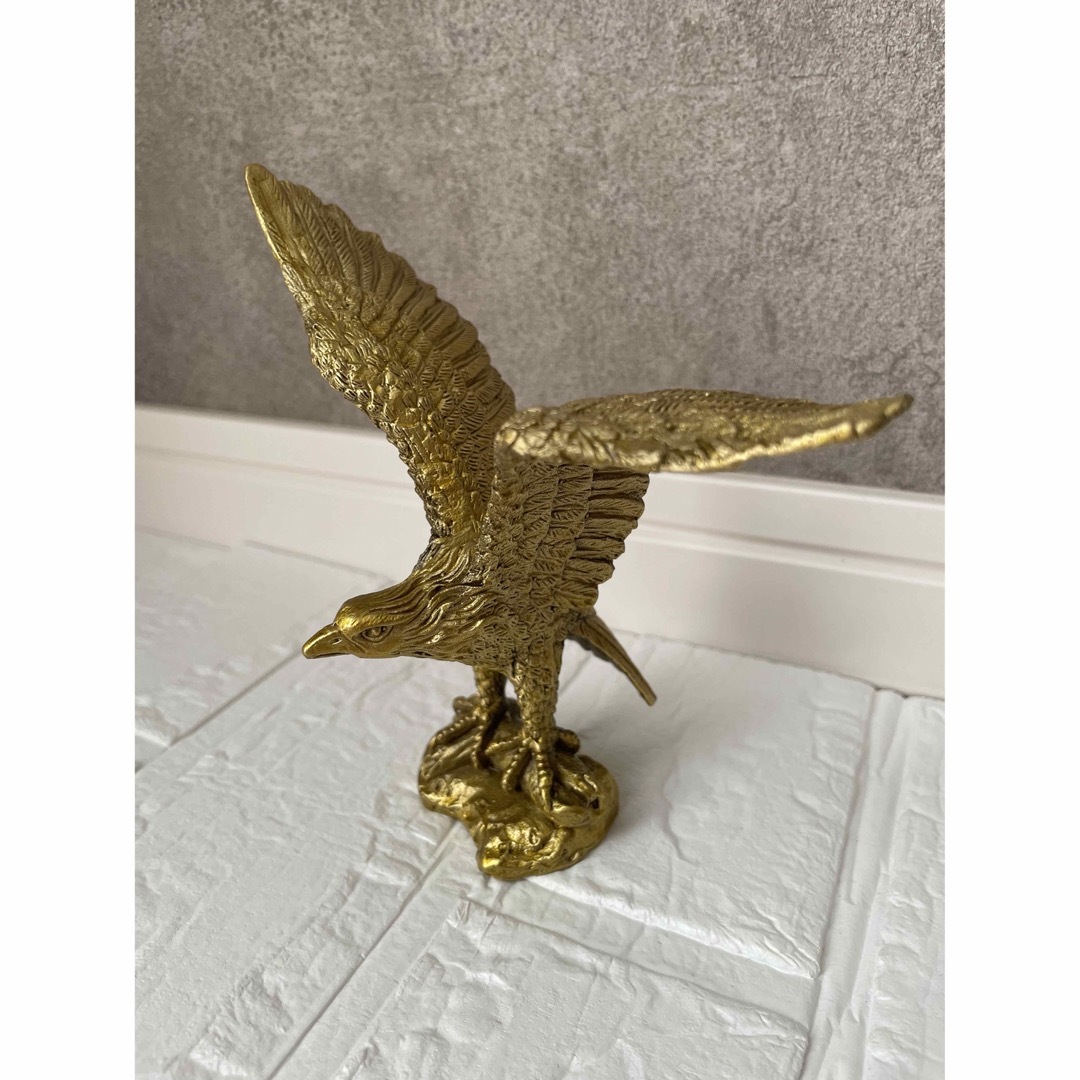 鷹 置物 銅 ゴールド 鳥 インテリア 彫刻 開運 風水 金運 美術品 鷹 置物 銅 ゴールド 鳥 インテリア 彫刻 開運 風水 金運 美術品