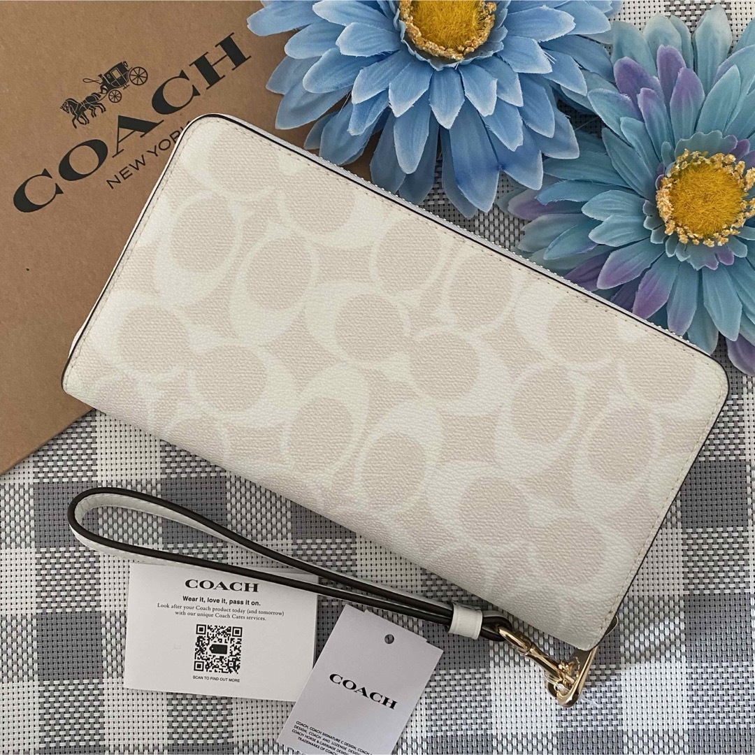 新品☆COACH コーチ メンズ ホワイト シグネチャー いえる 新品☆COACH コーチ メンズ ホワイト シグネチャー いえる