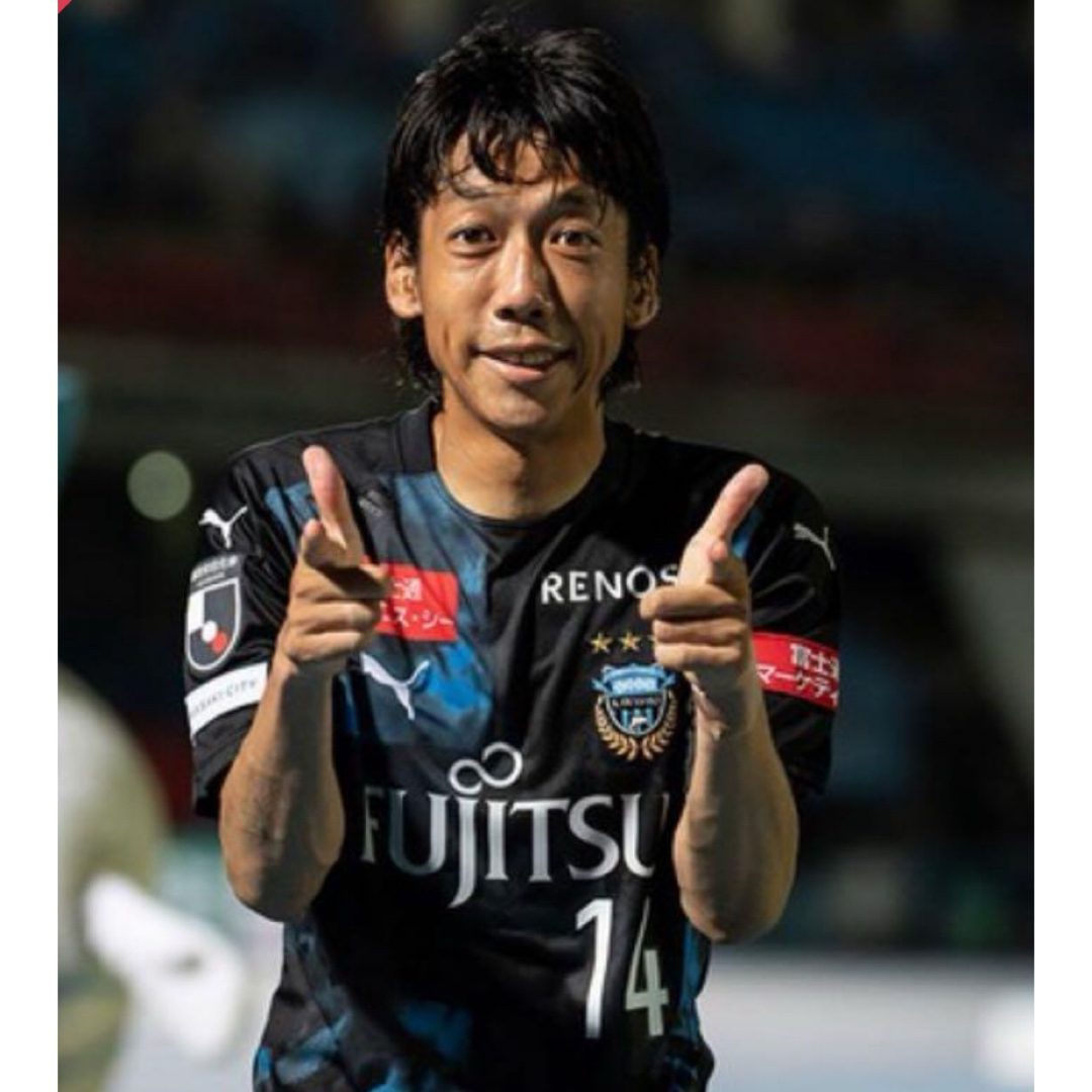 川崎フロンターレ 中村憲剛 2019年 ホームユニフォーム Lサイズ 川崎フロンターレ 中村憲剛 2019年 ホームユニフォーム Lサイズ