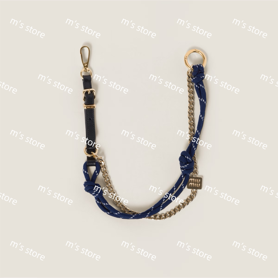 MIU MIU - 新品 定価以下 miumiu ミュウミュウ レザー コード MIU MIU - 新品 定価以下 miumiu ミュウミュウ レザー コード