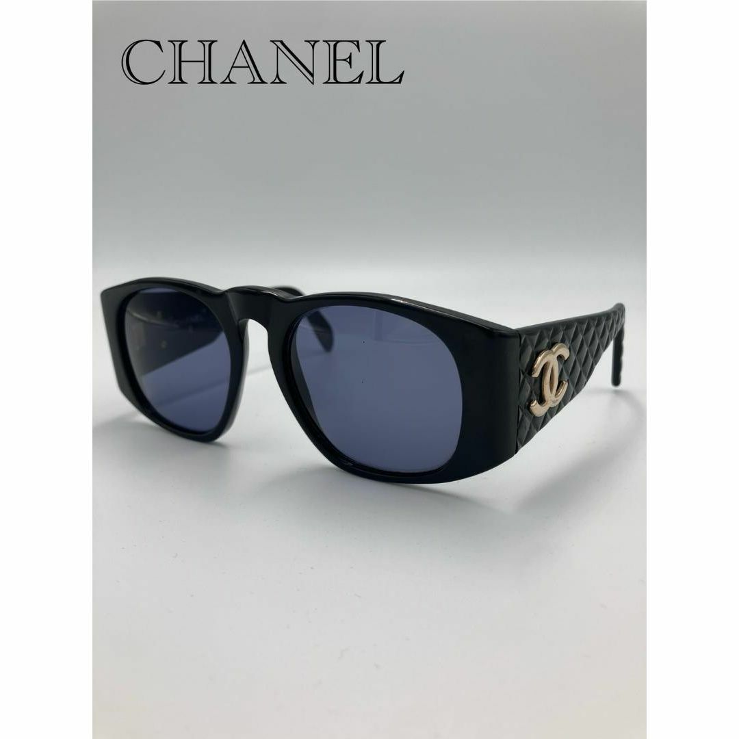CHANEL ココマーク マトラッセ サングラス ブラック CHANEL ココマーク マトラッセ サングラス ブラック