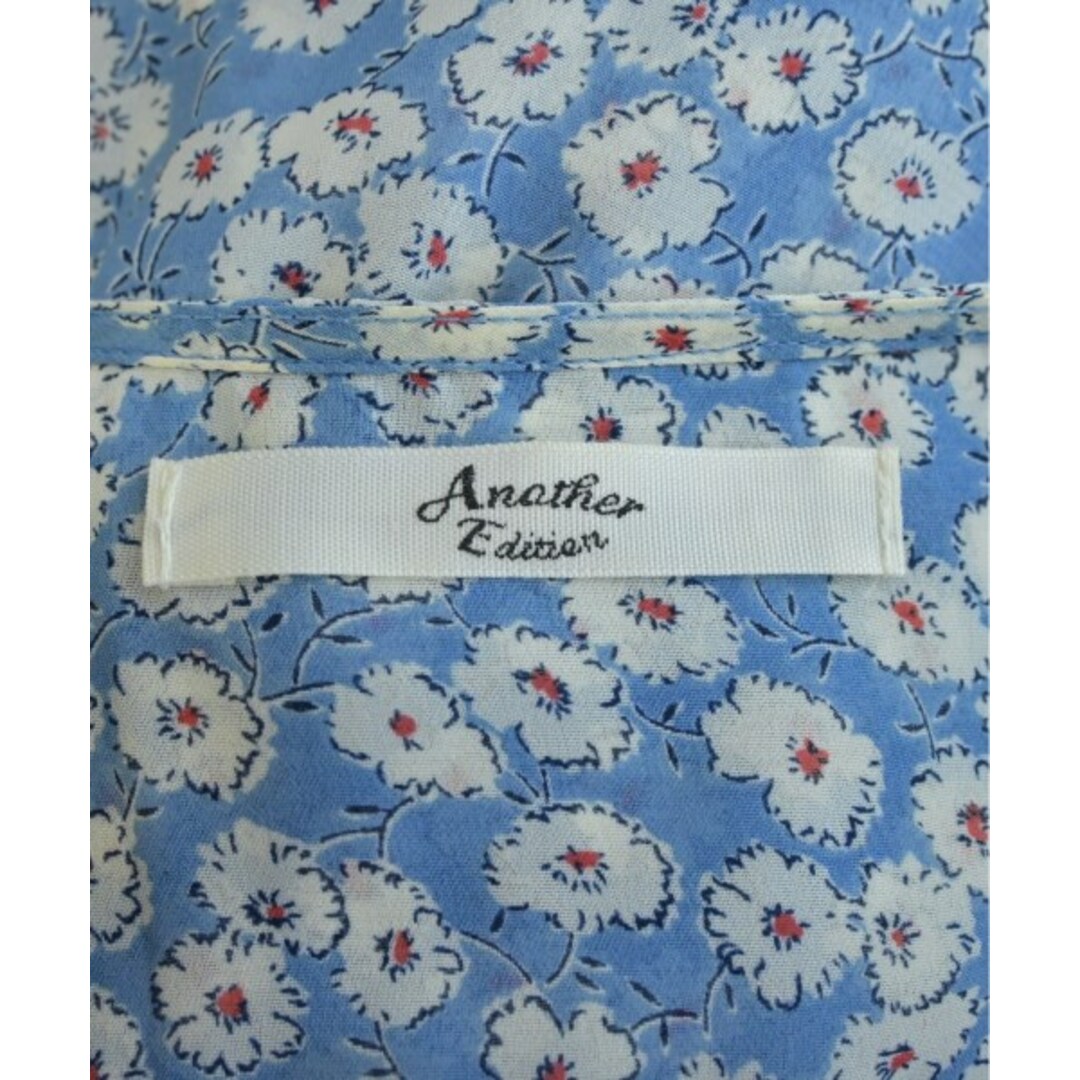 ANOTHER EDITION - ANOTHER EDITION ワンピース -(M位) 水色x白x ANOTHER EDITION - ANOTHER EDITION ワンピース -(M位) 水色x白x