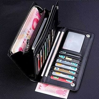 メンズ　長財布　ブラック(長財布)