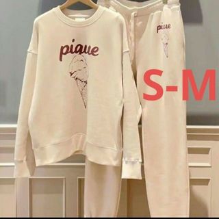gelato pique - 新品タグ付 アイスワンポイントスウェット 上下 gelato pique - 新品タグ付 アイスワンポイントスウェット 上下