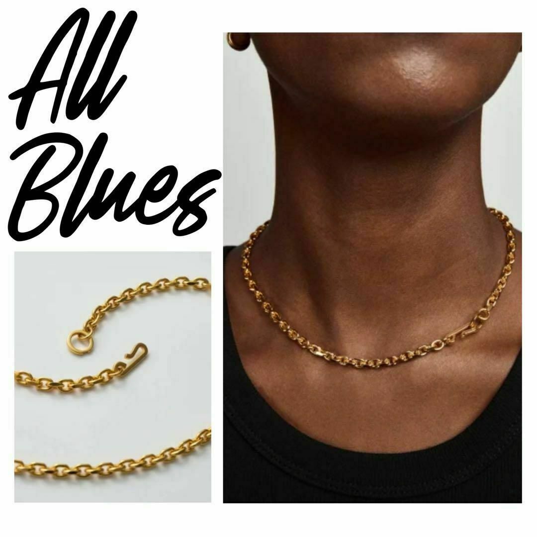 定価6.2万】All Blues オールブルース チェーンネックレス ゴールド 定価6.2万】All Blues オールブルース チェーンネックレス ゴールド
