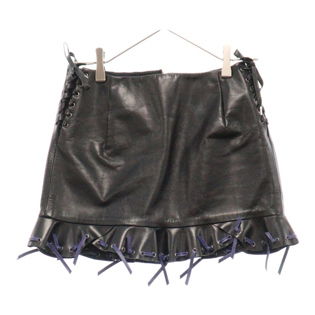 TOGA PULLA トーガ プルラ Lace-up frill design leather mini TOGA PULLA トーガ プルラ Lace-up frill design leather mini