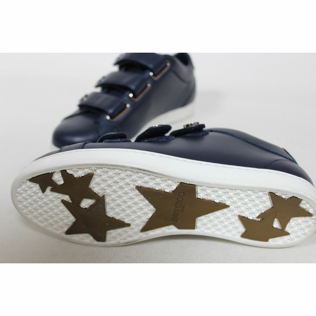 JIMMY CHOO ジミーチュウ ベルクロスニーカー(37)超美品 JIMMY CHOO ジミーチュウ ベルクロスニーカー(37)超美品