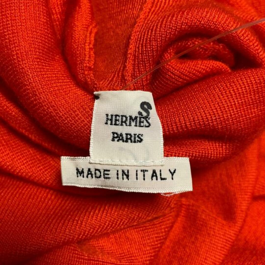 HERMES(エルメス) 長袖セーター サイズ40 M レディース - オレンジ HERMES(エルメス) 長袖セーター サイズ40 M レディース - オレンジ