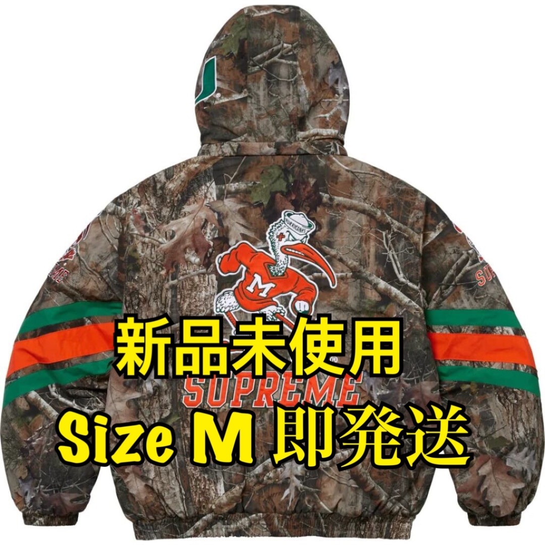 Gジャン+デニムジャケット Supreme - Supreme NCAA Hooded Stadium Jacket