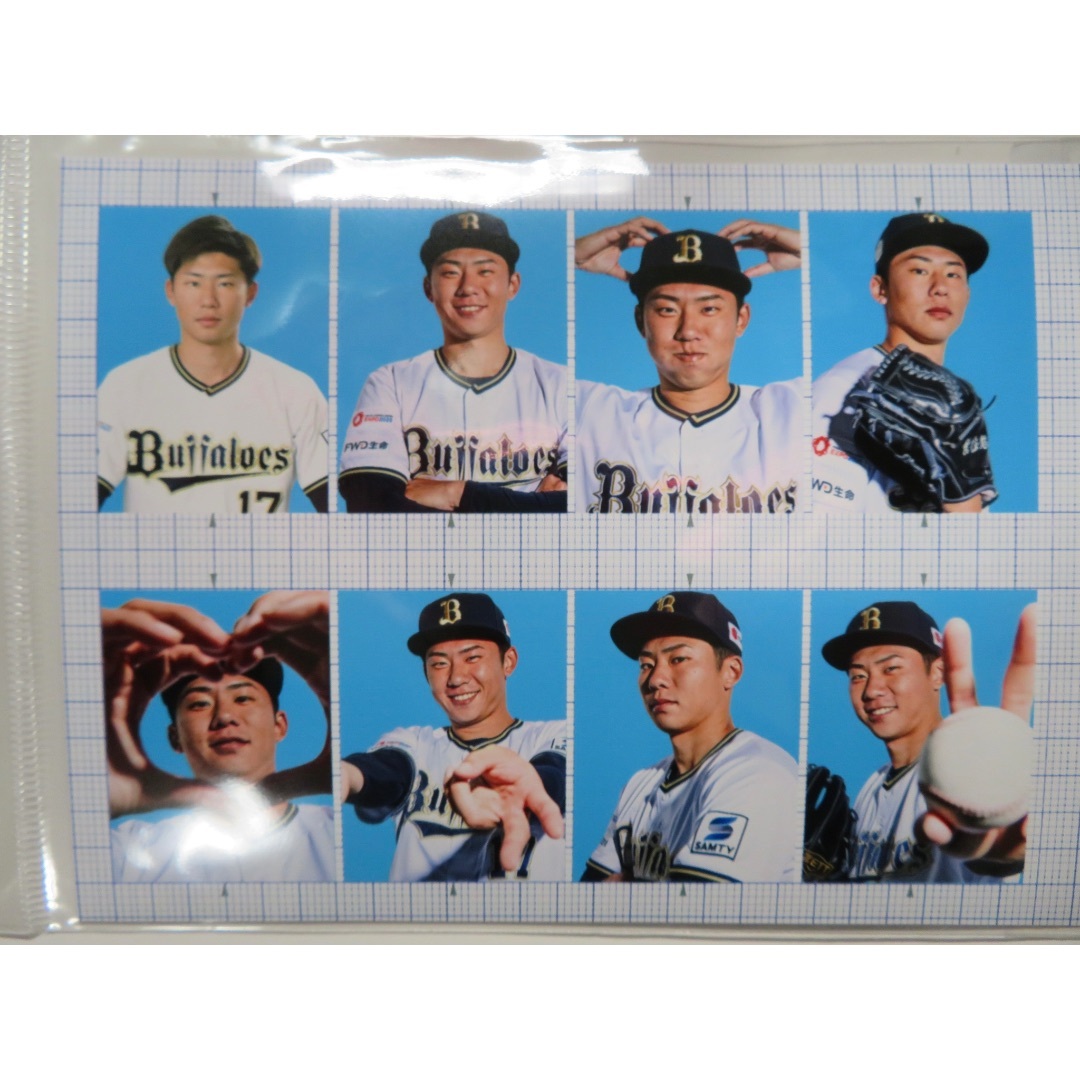 曽谷龍平 証明写真風ステッカー 2024 オリックス