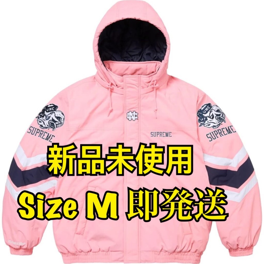 スカジャン Supreme - Supreme NCAA Hooded Stadium Jacket Pink