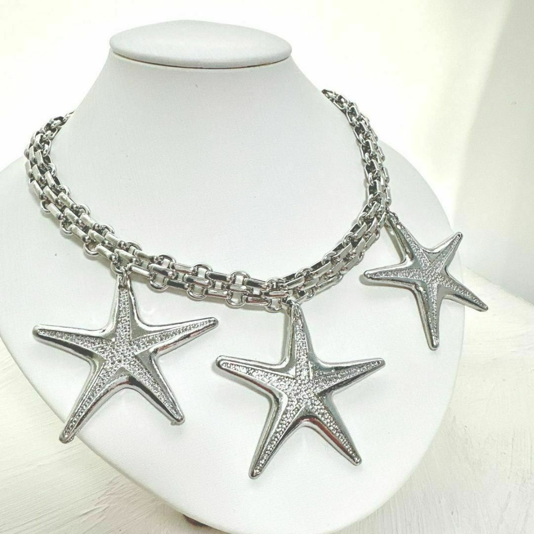 ネックレス シルバー y2k フェアリーグランジ グランジ 星 スター 個性派 レディースのアクセサリー(ネックレス)の商品写真