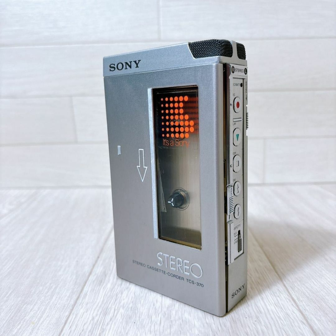SONY - 現状品 SONY TCS-370 ステレオカセットレコーダー カセットプレーヤーの通販 by エコシティ｜ソニーならラクマ