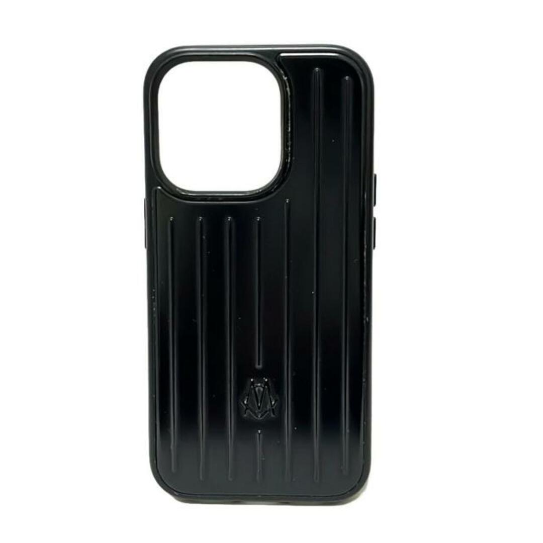 RIMOWA - RIMOWA(リモワ) 携帯電話ケース - 黒 iPhoneケース RIMOWA - RIMOWA(リモワ) 携帯電話ケース - 黒 iPhoneケース