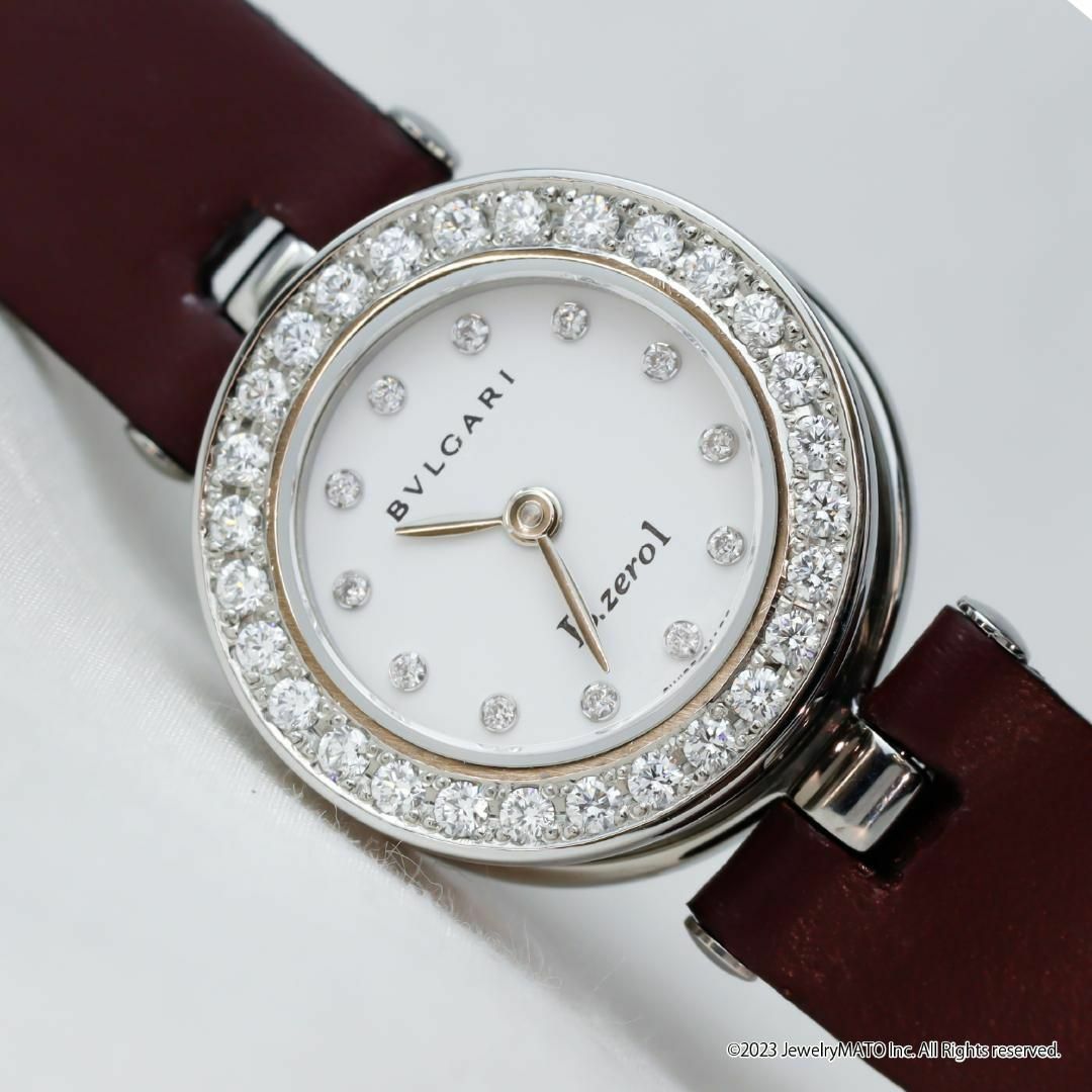 BVLGARI - 【鑑別書付き】ブルガリ 腕時計 BZ22S 白文字盤 BVLGARI - 【鑑別書付き】ブルガリ 腕時計 BZ22S 白文字盤