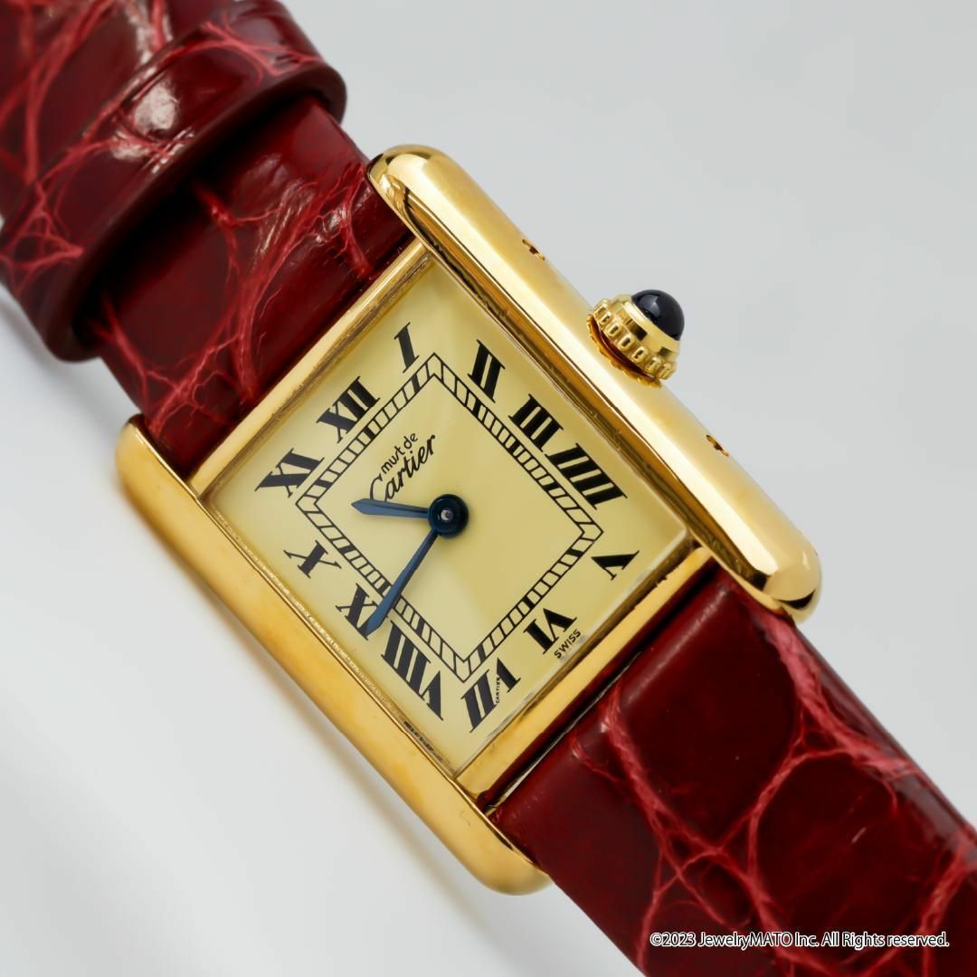 Cartier - 【新品仕上げ済み】カルティエ 腕時計 マストタンクSM Cartier - 【新品仕上げ済み】カルティエ 腕時計 マストタンクSM