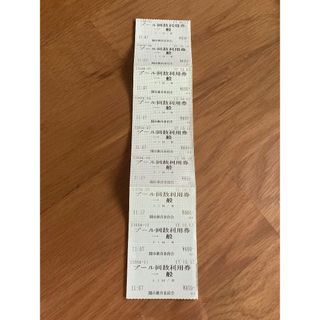 岐阜県関市　わかくさプラザ温水プール回数券9回分(プール)