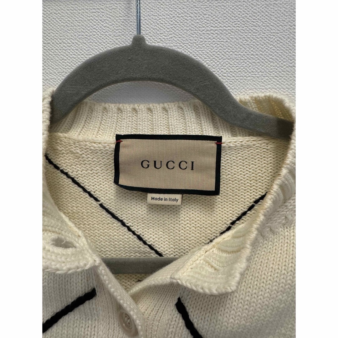 GUCCI - GUCCI ボウ カーディガン21AW リボンの通販 by mo33♡s GUCCI - GUCCI ボウ カーディガン21AW リボンの通販 by mo33♡s
