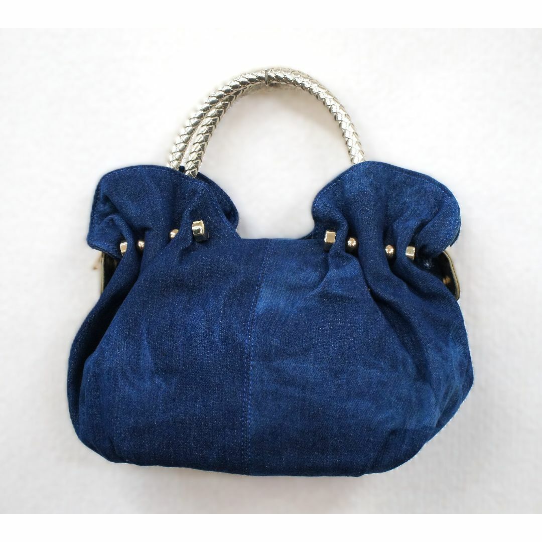公式の店舗 キラキラ 新品】デニム ビジュー ショルダー トートバッグ 2WAY バッグ