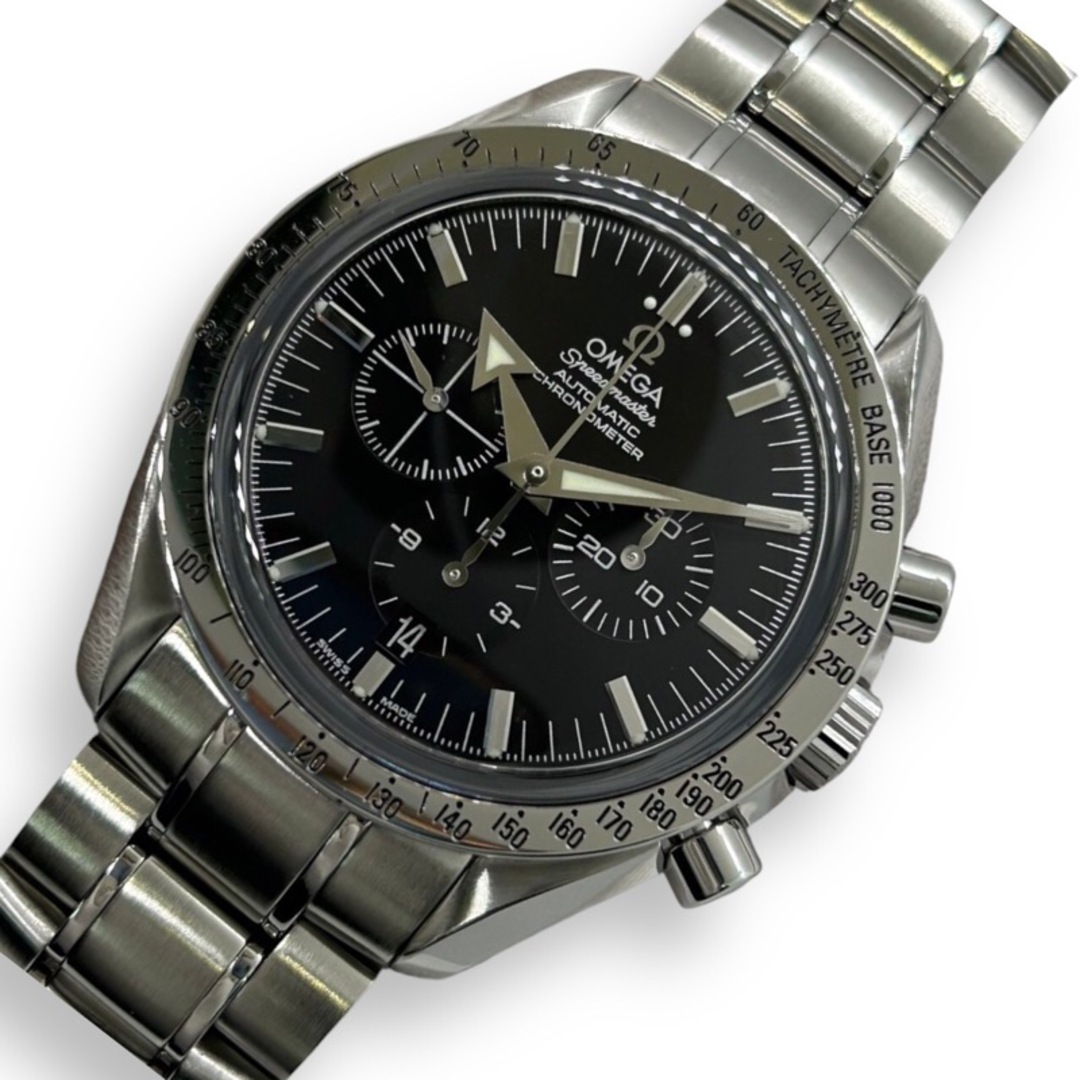 OMEGA - 　オメガ OMEGA スピードマスター ブロードアロー 3551.50 ブラック ステンレススチール メンズ 腕時計