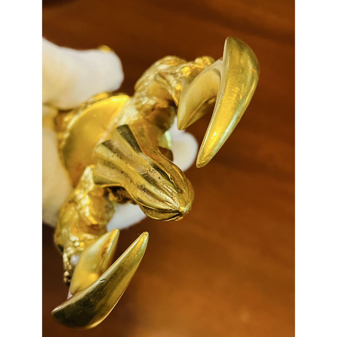 新品 未使用 法具 24金張 三鈷杵 ヴァジュラ 特大 サイズ約23㎝ 新品 未使用 法具 24金張 三鈷杵 ヴァジュラ 特大 サイズ約23㎝